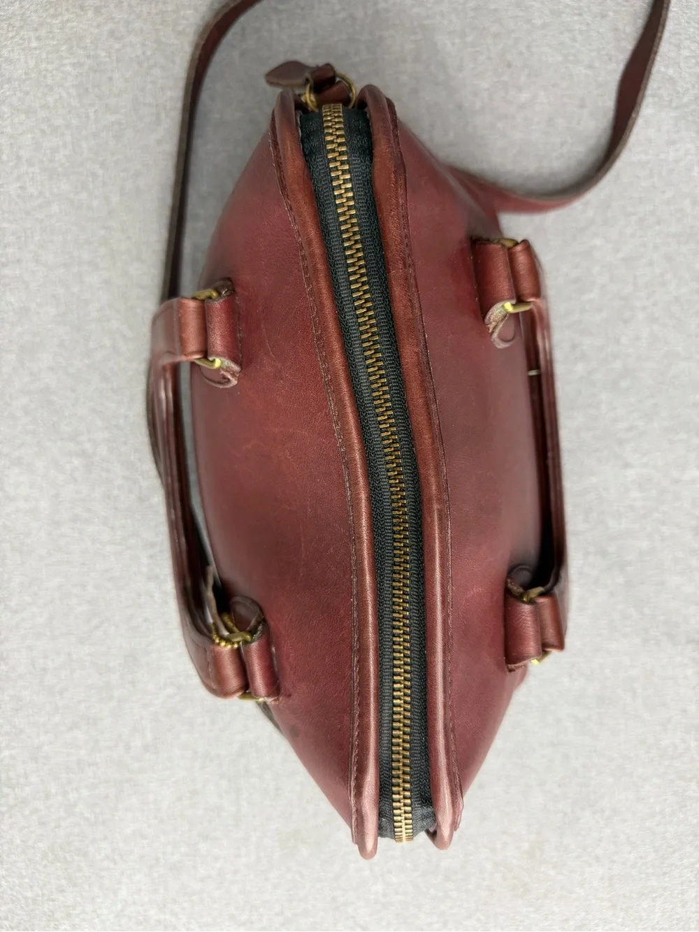 Vintage Coach 0147 Baxter Satchel Dome Bag 2 Way Handbag Crossbody Bag